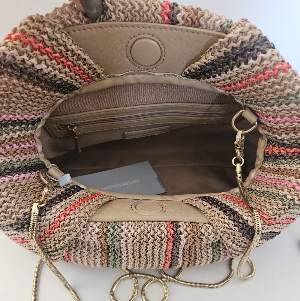 Antonio Melani Striped Multicolor Women's Bag - Picture 4 of 4